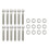 SBF 12x 5/16x2in Kit de pernos de acero inoxidable SmallBlock 1
