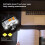 Linterna frontal LED mini 1200mAh USB Recargable 4