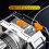 Linterna frontal LED mini 1200mAh USB Recargable 5