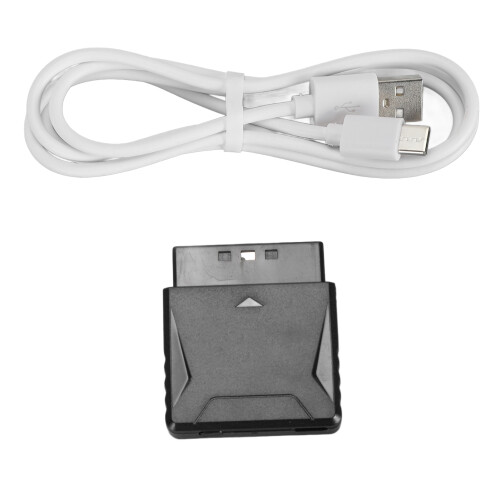 Adaptateur sans fil rétro, USB-C compact, noir 1