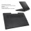 Cache inférieur du boîtier pour ordinateur portable E7470, noir, ABS 3