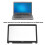 Cubierta del bisel frontal de LCD de ABS negra para portátil E6540 4