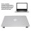 Coperchio posteriore LCD in ABS argento per 15AF/15BA/15AY/15AC 4