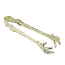 Pinza per ghiaccio stile artiglio 70x200x25mm dorata, 163g
