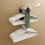 Rack de almacenamiento para perchas extensible - Balcón, plástico 1