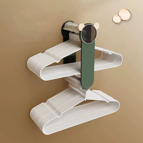 Rack de almacenamiento para perchas extensible - Balcón, plástico