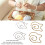 Set di 4 aghi a spirale oro e argento 3.9x3.1/3.5x4.3 cm 5