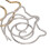 Set di 4 aghi a spirale oro e argento 3.9x3.1/3.5x4.3 cm 10