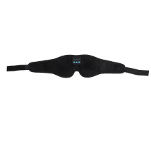 Cuffie con maschera per il sonno - 200 mAh, velluto, taglia unica