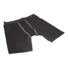 Herrensport-Shorts Hoch Elastisch Eng Anliegend Schweißabsorbierend Schnell Trocknend für Fitness Laufen Training Schwarz XL