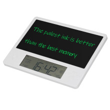 Calendario elettronico con blocco-note LCD e batteria da 200 mAh