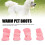 4er-Set rosafarbene Hundeschuhe Größe 2 - warm, leicht 8