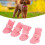 4er-Set rosafarbene Hundeschuhe Größe 2 - warm, leicht 1
