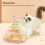 Interactive Turntable Cat Toy Ball Kitten Roller 2525cm Indoor 5