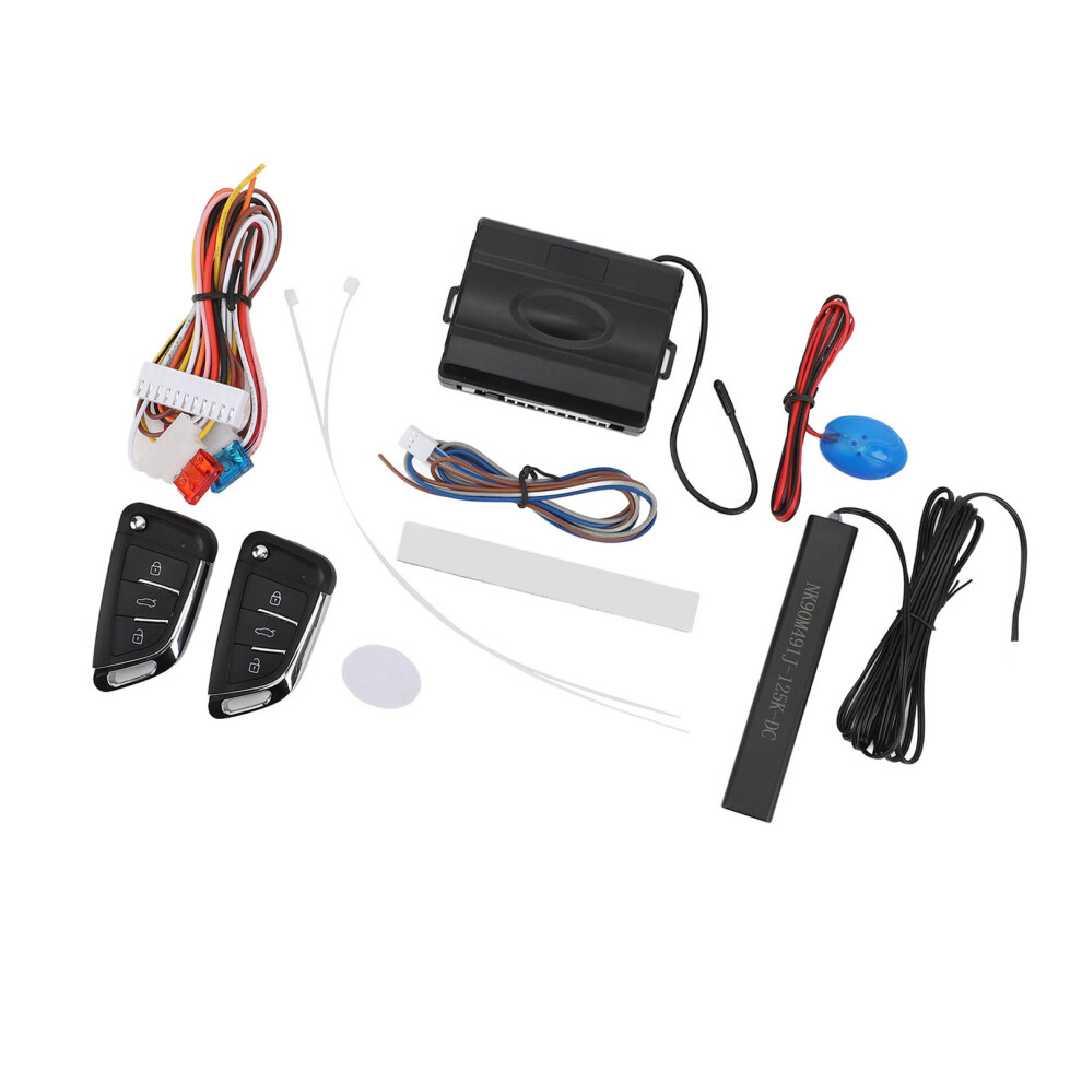 Dc12v Fuel Vehicle Keyless Entry With Remote Start & Alarm Kit 7901335665847