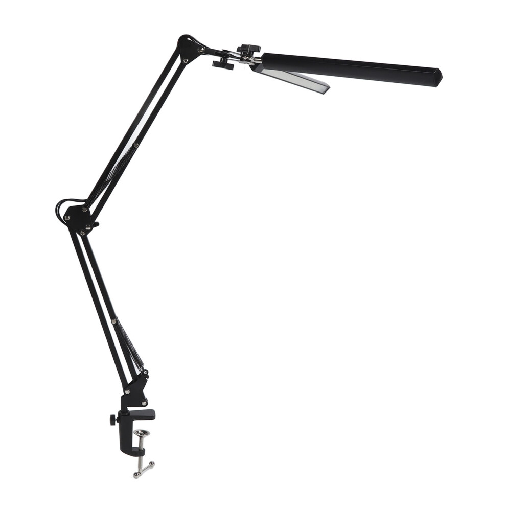 2-in-1 Double Head LED Desk Lamp, 24W, 10 Brightness, 3 Colors