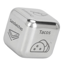Dinner Dice Edelstahl, Kleine Größe Lebensmittelwürfel