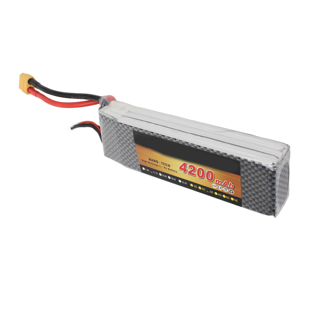 11.1V 4200Mah 3S Lipo Rc Battery With Xt60 Plug For Car Drone Helicopter 9471335671783