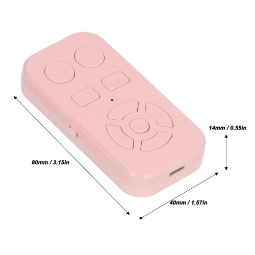 R1 150mAh rosa 9-tasti Bluetooth Page Turner 1