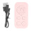 R1 150mAh rosa 9-tasti Bluetooth Page Turner 3