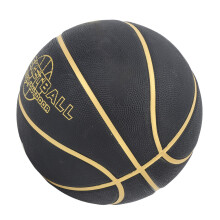 Schwarzes Basketball-Trainingsbekleidungs-Resistenzsicheres Großpartikelleichtgriffiges Teenager-Gummi-Basketball für die Schule Größe 3 (1