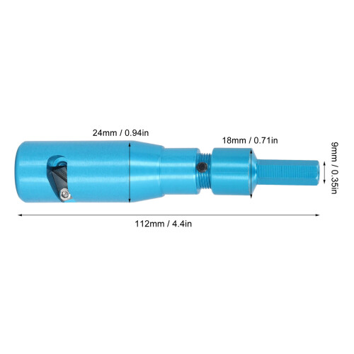 Pelacables de aleación de aluminio 2,5-4 mm², 112 mm 1