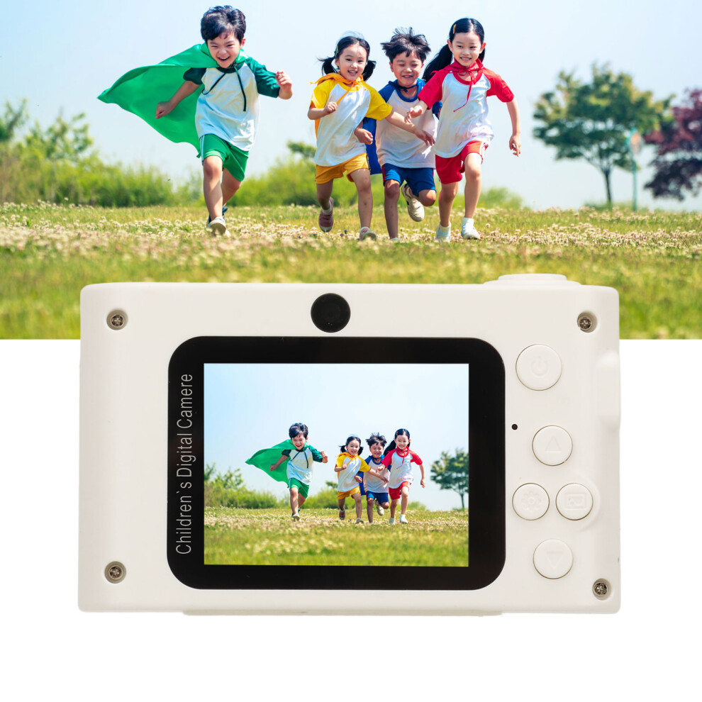 Premium 40Mp 1080P Digital Camera Dual Lens 8X Zoom Ips Screen Gift White 4921335677865