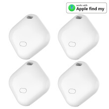 Pack de 4 traceurs 29x29x11mm blanc MFi Bluetooth