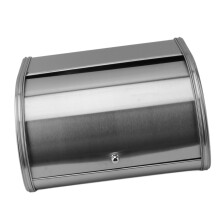 Decorative Frosted Bread Box for Kitchen & Living Room Storage