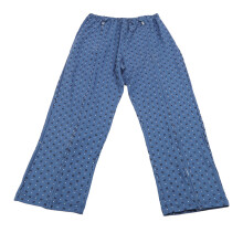 Pantalones para pacientes encamados, con cremallera lateral, de algodón, talla L-2XL
