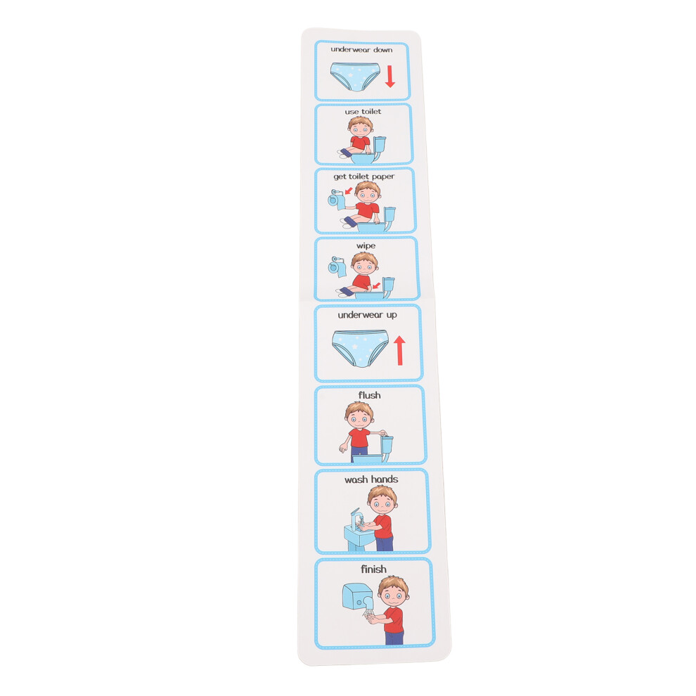 Children's Potty Chart Visual Schedule for Toileting ASD Independent Skills