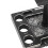 Supporto per auto RC 1/18 1/24 in lega di alluminio nero 3