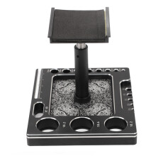 Supporto per auto RC 1/18 1/24 in lega di alluminio nero