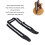 Sangle double-face 7 cm 141-220 cm Noir/Blanc 5
