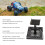 Supporto per auto RC 1/18 1/24 in lega di alluminio nero 7