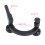 Supporto per indicatore a quadrante semicircolare con foro da 8 mm nero 2