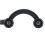 Supporto per indicatore a quadrante semicircolare con foro da 8 mm nero 7