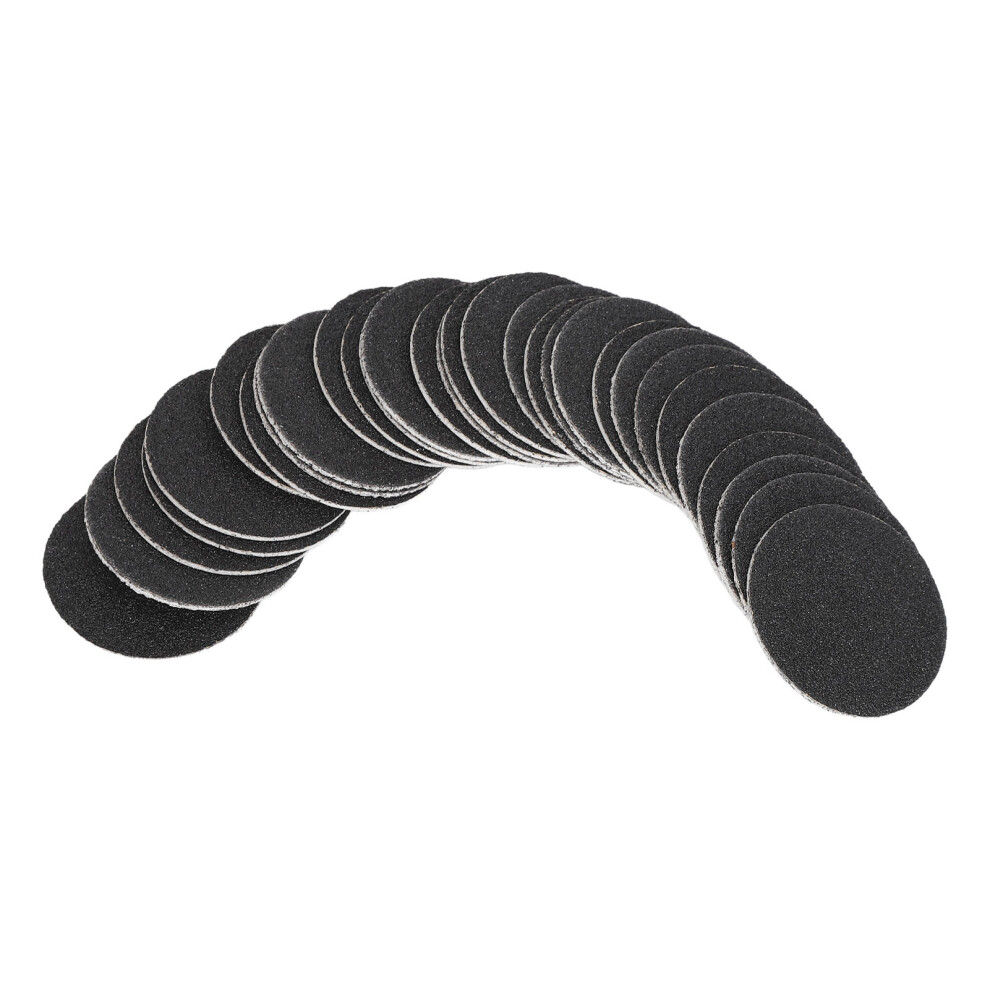 Set of 60 180 Grit Foot File Refill Pads Self-Adhesive Disks for Pedicure Tools
