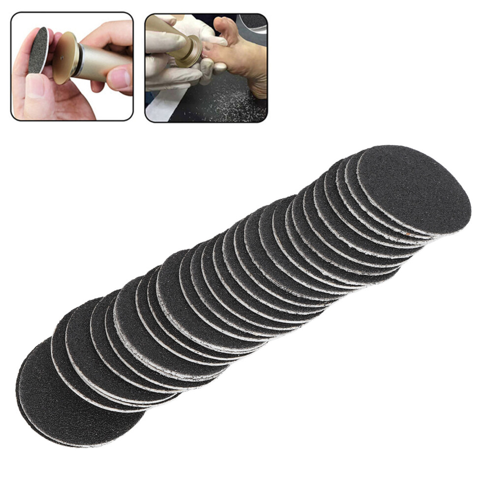 Callus Removal Sandpaper Discs 60pcs 80 Grit for Foot Files and Pedicure Use