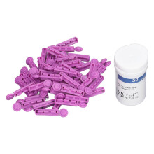 50 Stück Blutzuckerteststreifen 50 Stück Lanzetten Blutzucker Diabetestestpapier Nadeln Kit