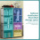 5-Tier 8 Cubes Storage Bookcase, Grey, 125x41x27cm 7