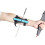 Kids Archery Bow Forearm Guard PU Leather Adjustable Thickened Breathable Blue 16