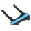 Kids Archery Bow Forearm Guard PU Leather Adjustable Thickened Breathable Blue 14