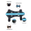 Kids Archery Bow Forearm Guard PU Leather Adjustable Thickened Breathable Blue 6