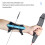 Kids Archery Bow Forearm Guard PU Leather Adjustable Thickened Breathable Blue 3