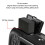 Batteria LP-E17 7,2 V 1040 mAh Type-C per EOSR50 nera 6