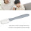 Brosse de massage buccal sensoriel - silicone gris clair 5