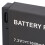 Batteria LP-E17 7,2 V 1040 mAh Type-C per EOSR50 nera 10