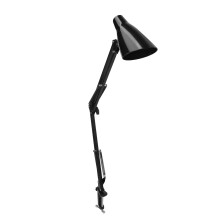 Schwenkarm-Schreibtischlampe mit USB-Klemme, 13,8 Zoll, 1000 lm, schwarz