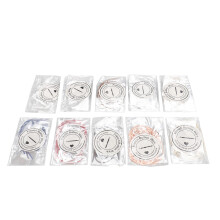 10 paquets de fil à broder métallique 1 mm multicolore
